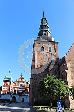 In Ystad, South Sweden, Scandinavia, Europe. Stock Photo